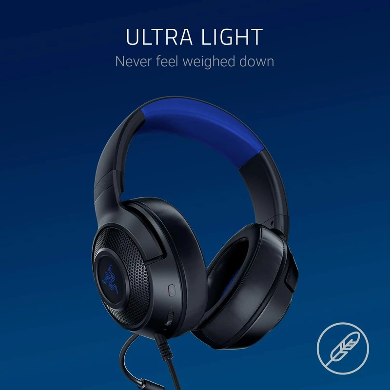 Razer Kraken X for Console Gaming Headset - Fekete/Kék (RZ04-02890100-R3M1)