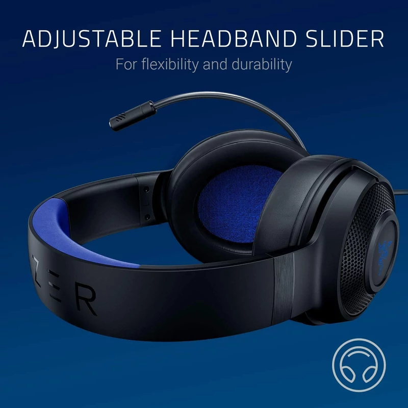 Razer Kraken X for Console Gaming Headset - Fekete/Kék (RZ04-02890100-R3M1)