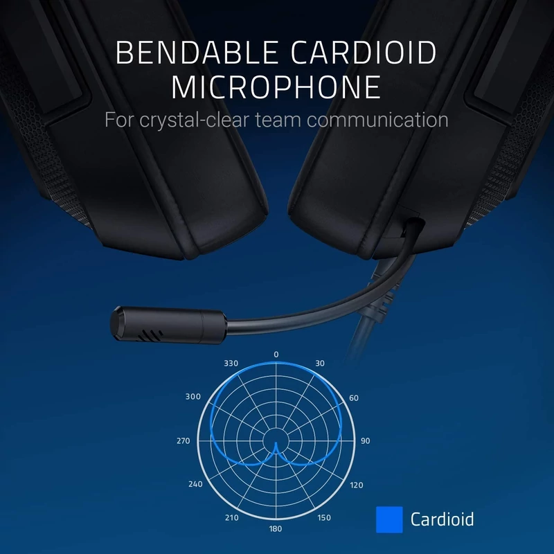 Razer Kraken X for Console Gaming Headset - Fekete/Kék (RZ04-02890100-R3M1)