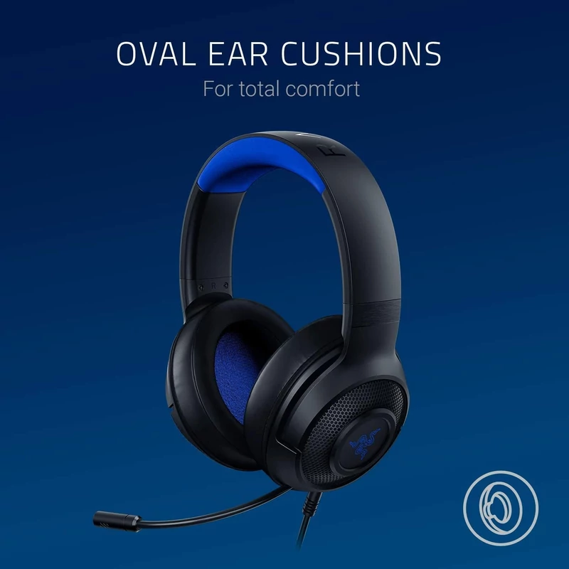 Razer Kraken X for Console Gaming Headset - Fekete/Kék (RZ04-02890100-R3M1)
