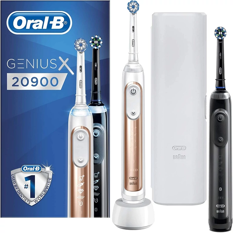 Oral-B Genius X 20900 Duopack elektromos fogkefe csomag