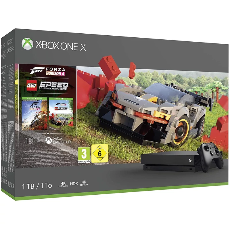 Xbox One X 1TB + Forza Horizon 4 + Lego Speed Champions