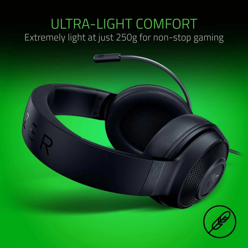 Razer Kraken X USB 7.1 Gaming Headset, USB csatlakozás - Fekete (RZ04-02960100-R3M1)