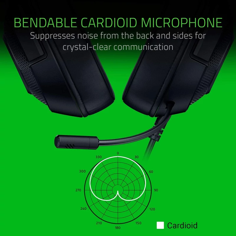 Razer Kraken X USB 7.1 Gaming Headset, USB csatlakozás - Fekete (RZ04-02960100-R3M1)