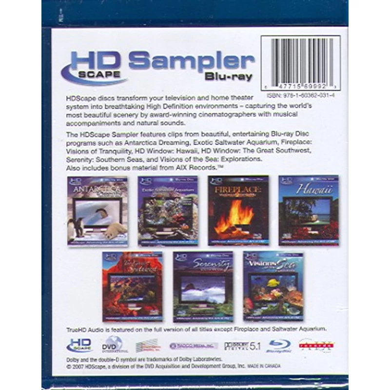 HD Scape Sampler (Blu-ray) (használt)