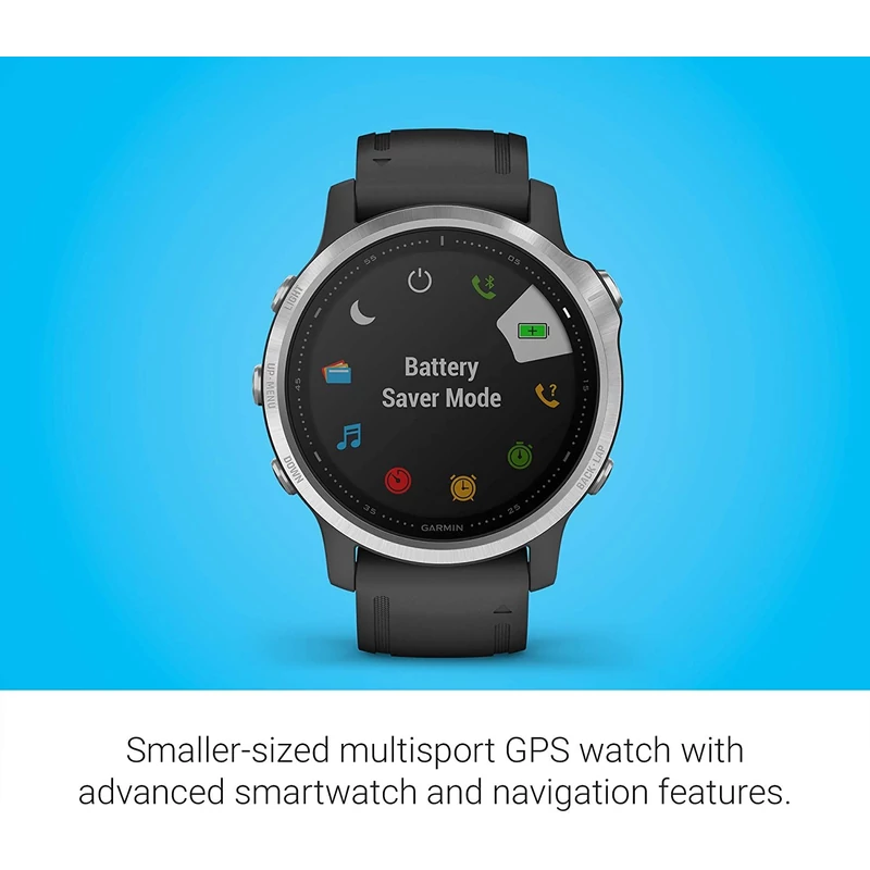 Garmin Fenix 6S okosóra - Fekete (010-02159-01)
