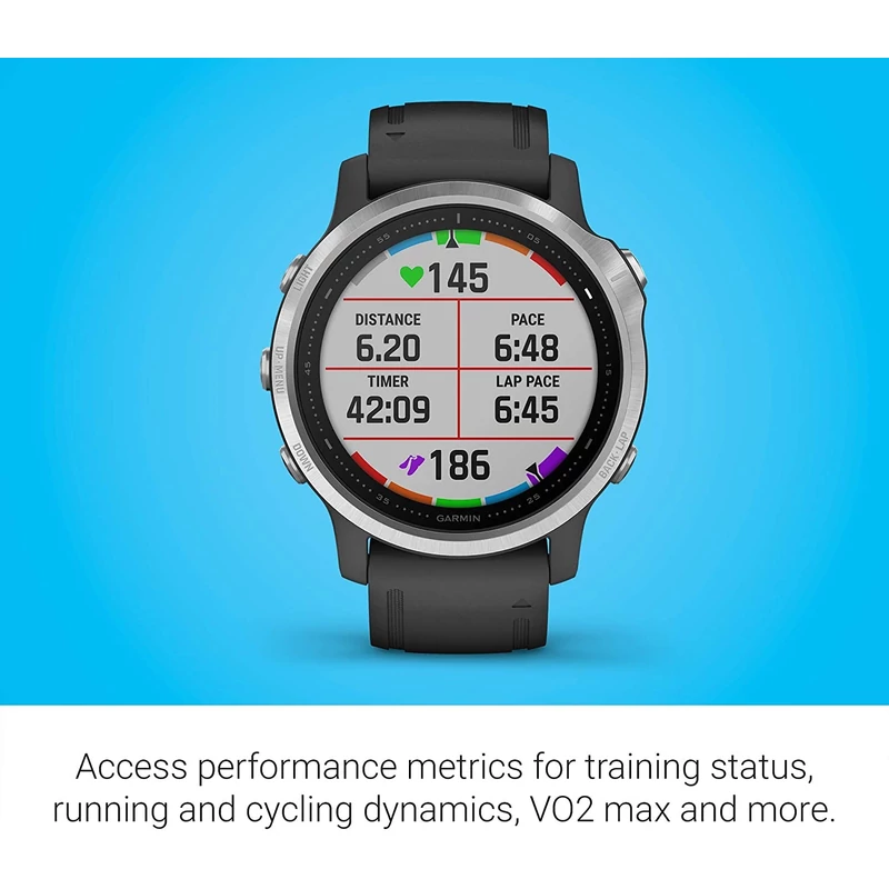 Garmin Fenix 6S okosóra - Fekete (010-02159-01)