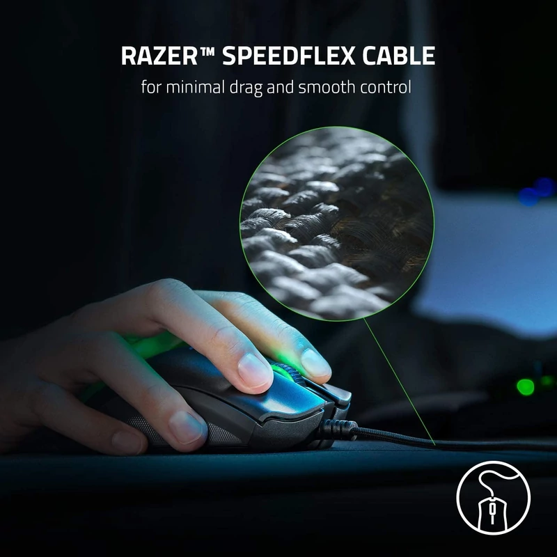 Razer DeathAdder V2 gaming egér (RZ01-03210100-R3M1)