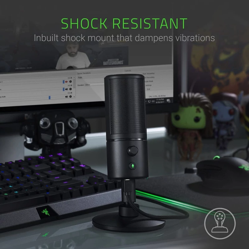 Razer Seiren X Mikrofon - Fekete (RZ19-02290100-R3M1)