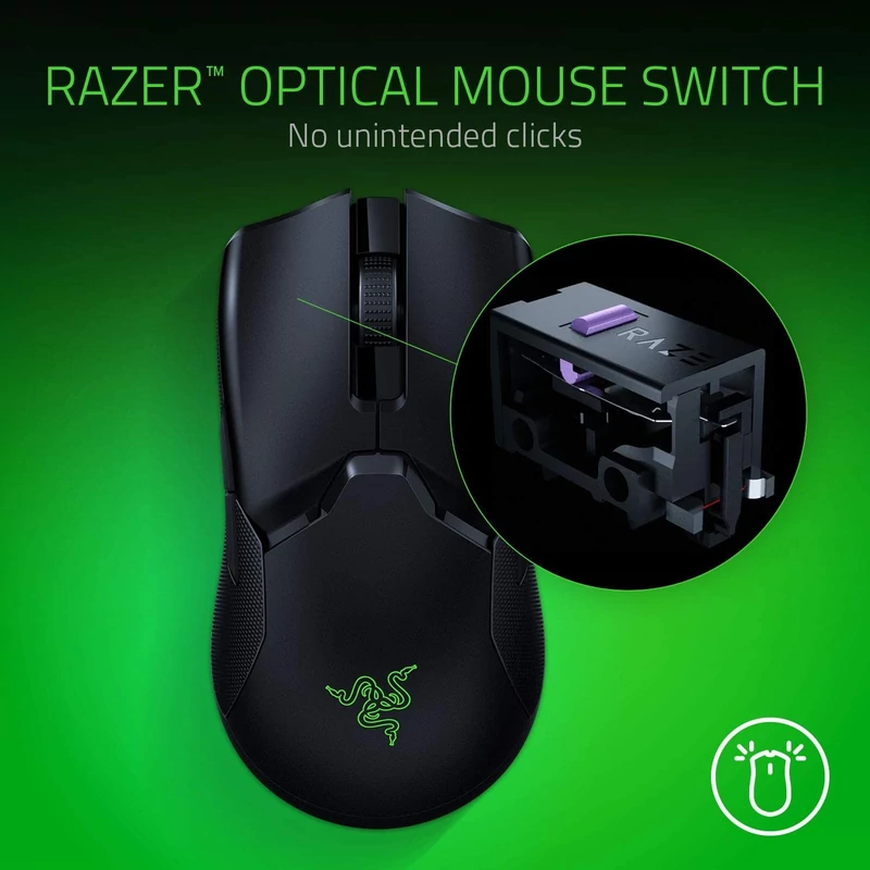 Razer Viper Ultimate Wireless gaming egér - Fekete (RZ01-03050100-R3G1)