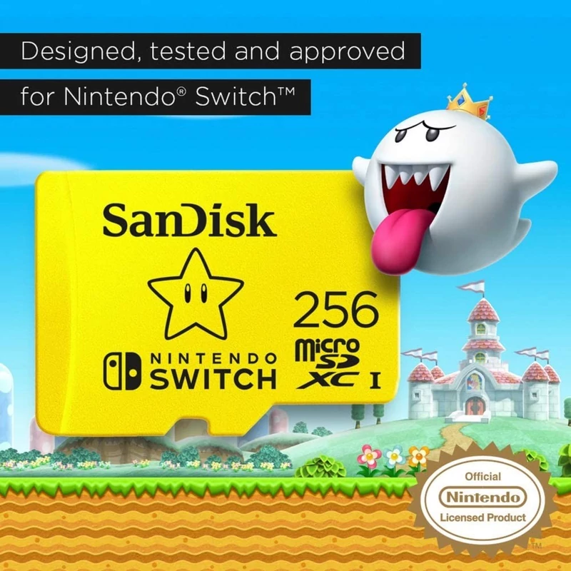 Sandisk Nintendo Switch Micro SDXC 256GB UHS-I U3