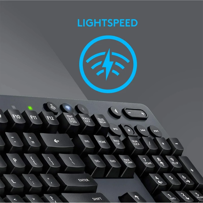 Logitech G613 vezeték nélküli mechanikus billentyűzet, Nemzetközi kiosztás - Fekete (920-008393)