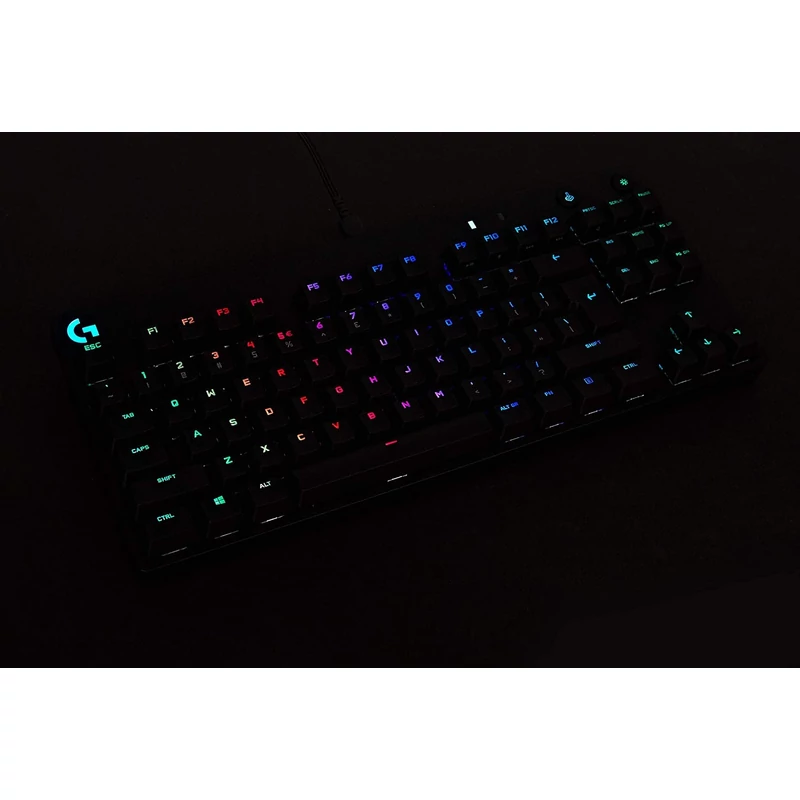 Logitech G Pro vezetékes mechanikus billentyűzet, Nemzetközi kiosztás - Fekete (920-009392)