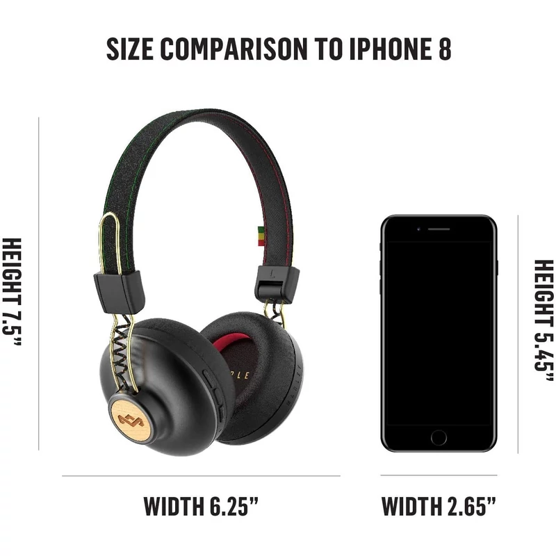 House of Marley Positive Vibration 2 Wireless - RASTA (EM-JH133-RA)