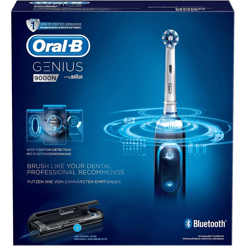 Oral-B Genius 9000 elektromos fogkefe - Fekete