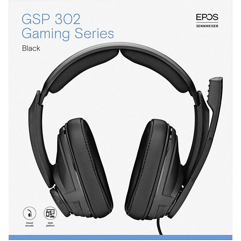 Sennheiser EPOS GSP 302 headset - Fekete (1000242)