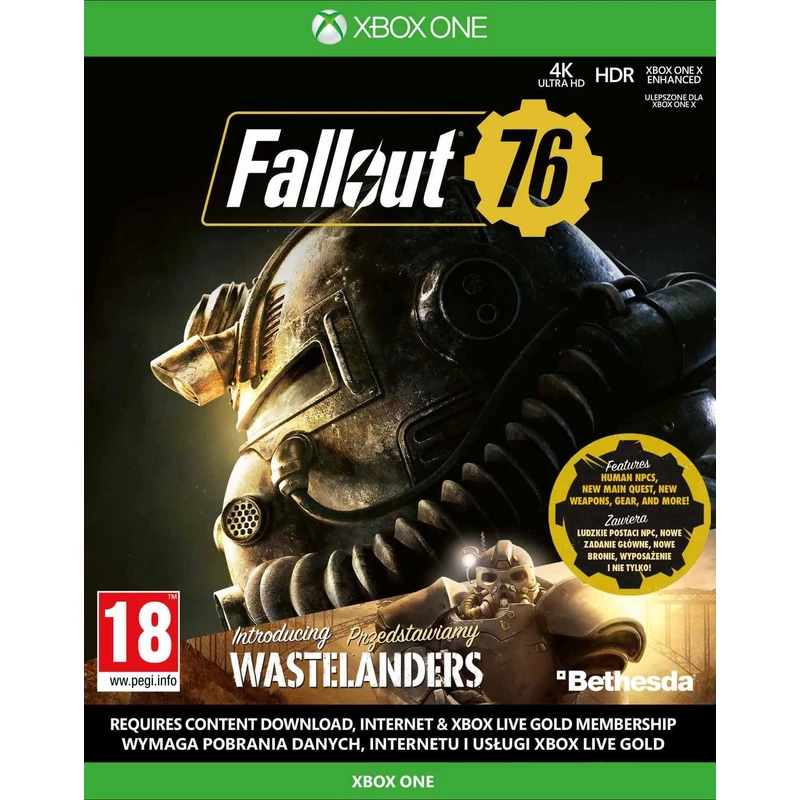 Fallout 76 letöltőkód (Xbox One)