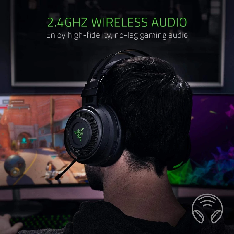 Razer Nari Wireless Gaming Headset - Fekete (RZ04-02680100-R3M1)