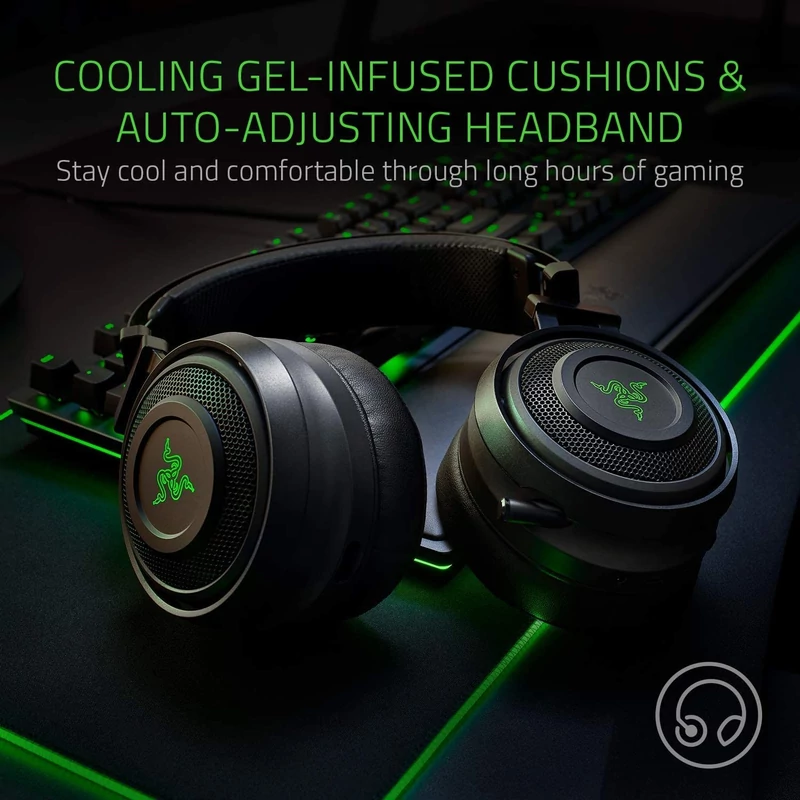 Razer Nari Wireless Gaming Headset - Fekete (RZ04-02680100-R3M1)