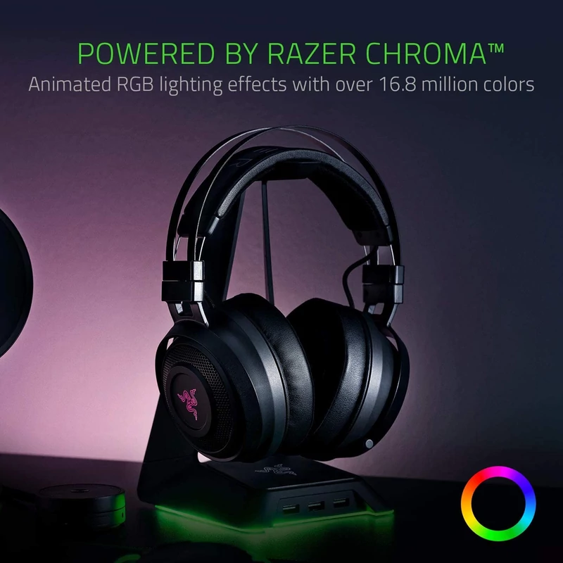 Razer Nari Wireless Gaming Headset - Fekete (RZ04-02680100-R3M1)
