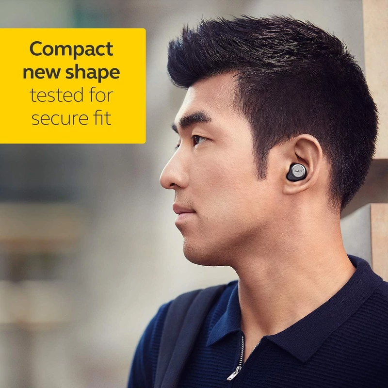 Jabra Elite 75t Bluetooth fülhallgató - Titanium Black (100-99090000-60)