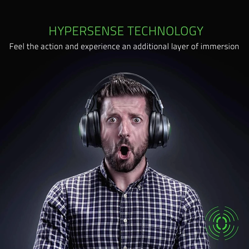 Razer Nari Ultimate Wireless Gaming Headset - Fekete (RZ04-02670100-R3M1)