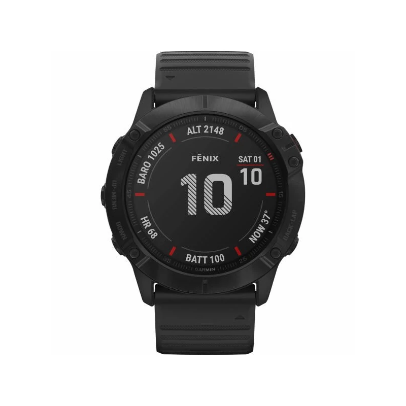 Garmin Fenix 6X Pro okosóra - Fekete (010-02157-01)