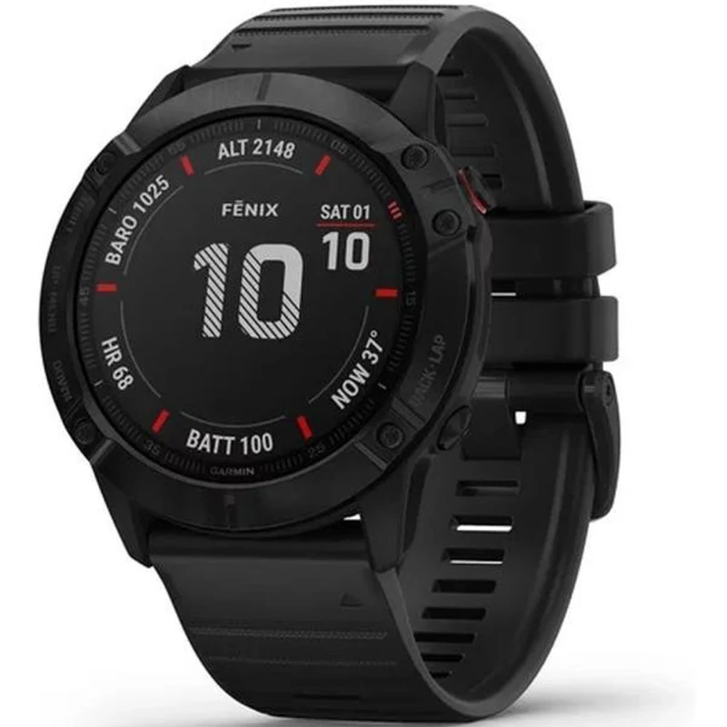 Garmin Fenix 6X Pro okosóra - Fekete (010-02157-01)