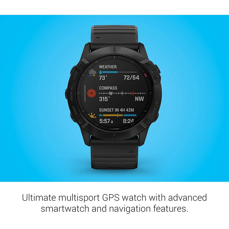 Garmin Fenix 6X Pro okosóra - Fekete (010-02157-01)