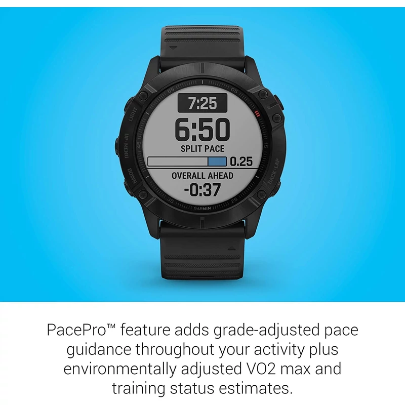 Garmin Fenix 6X Pro okosóra - Fekete (010-02157-01)