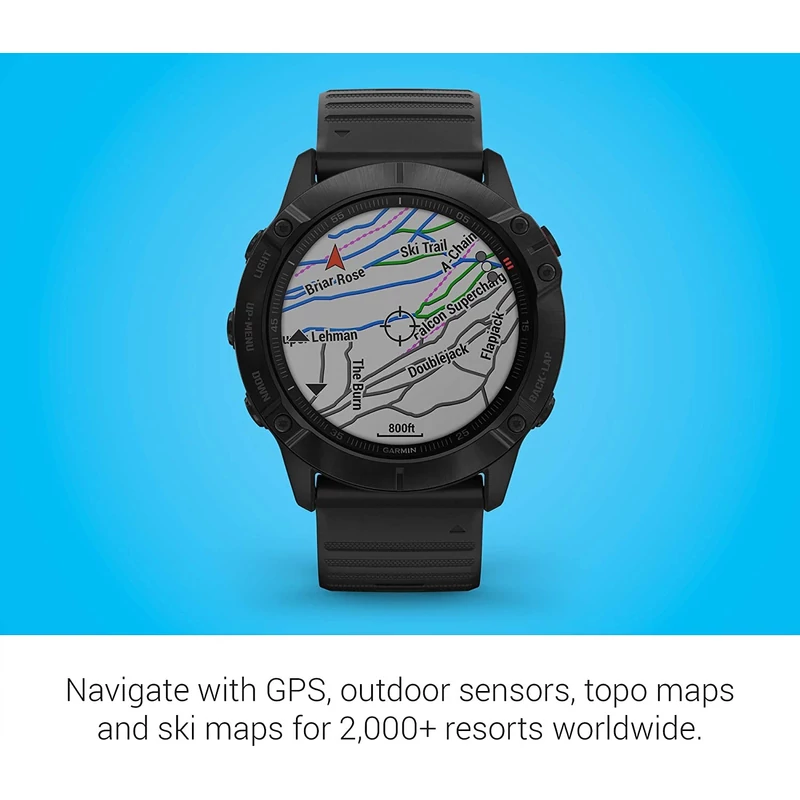 Garmin Fenix 6X Pro okosóra - Fekete (010-02157-01)