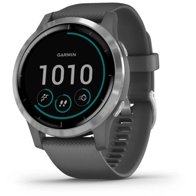 Garmin VívoActive 4 okosóra - Sötétszürke/Ezüst (010-02174-02)