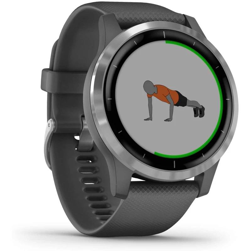 Garmin VívoActive 4 okosóra - Sötétszürke/Ezüst (010-02174-02)