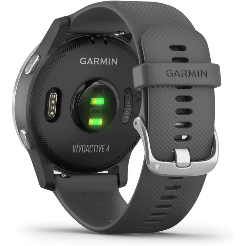Garmin VívoActive 4 okosóra - Sötétszürke/Ezüst (010-02174-02)