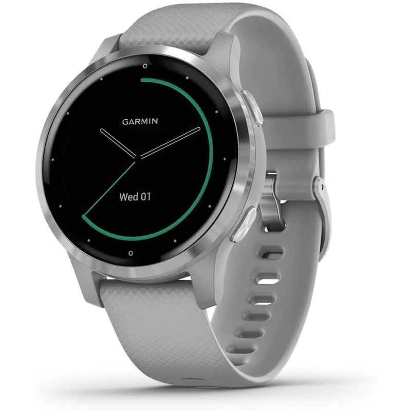 Garmin VívoActive 4S okosóra - Púder Szürke/Ezüst (010-02172-02)