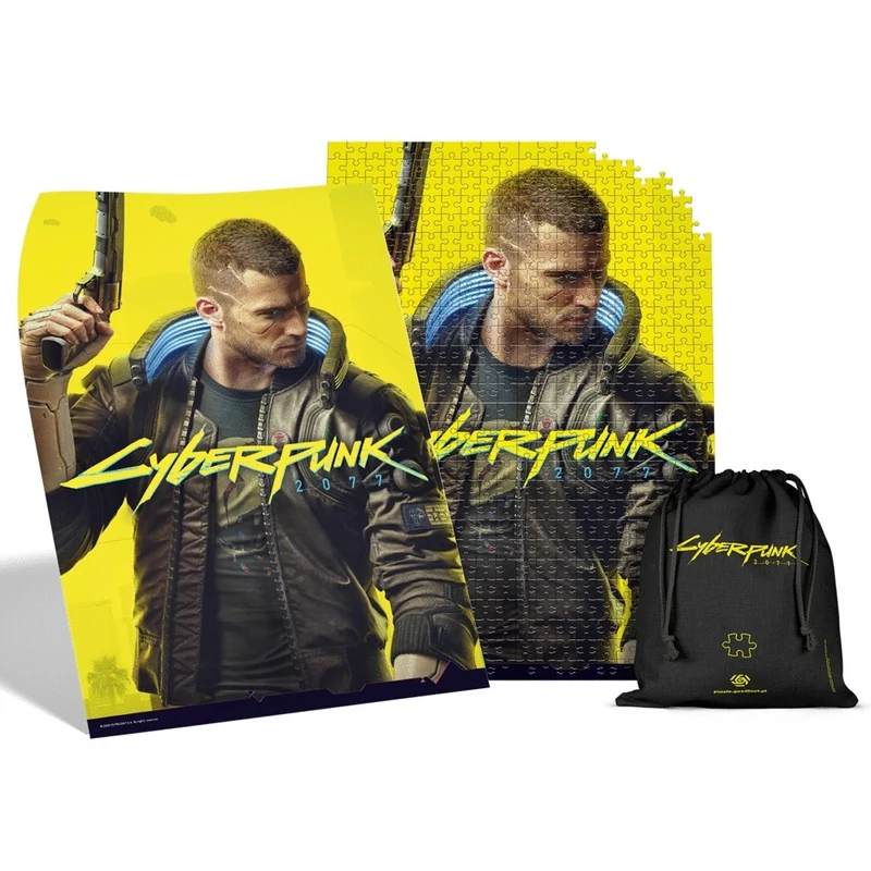 Good Loot Cyberpunk 2077 Keyart Male 500 darabos Puzzle