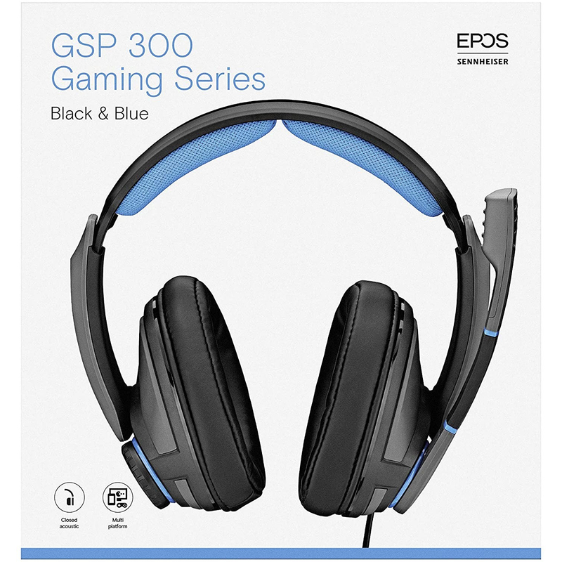 Sennheiser EPOS GSP 300 headset - Kék/Fekete (1000238)