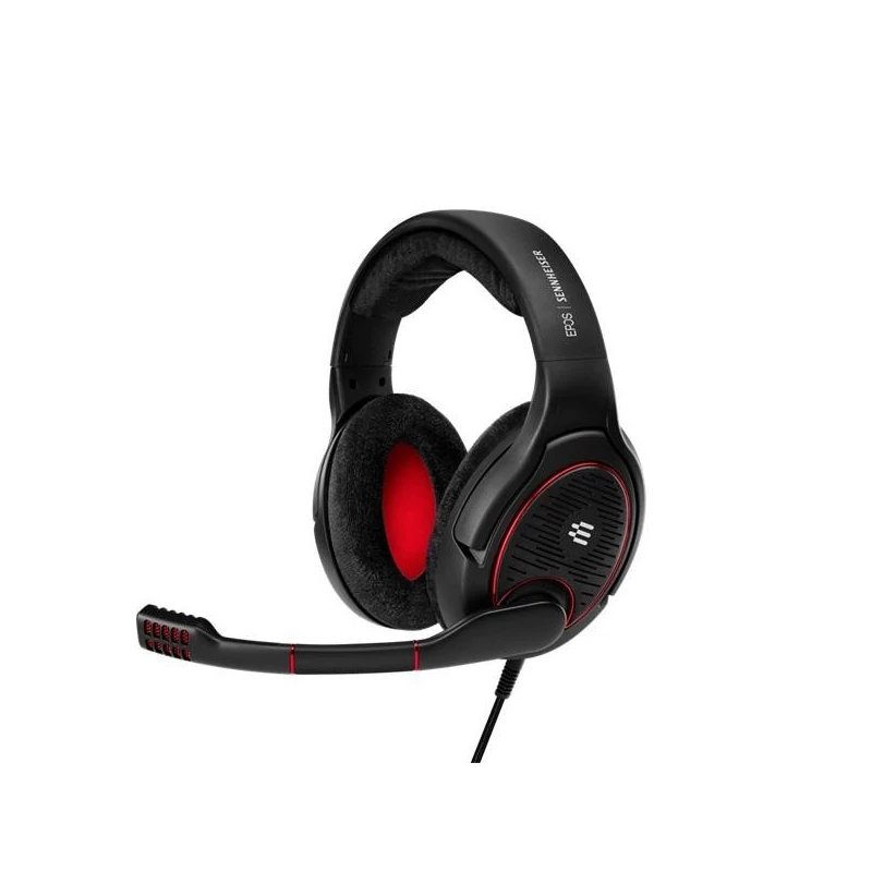 Sennheiser EPOS Game One Gaming Headset, Nyitott - Fekete/Piros (1000236)