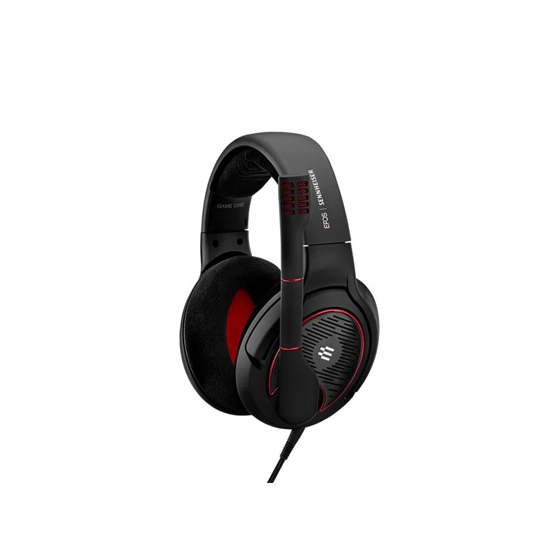 Sennheiser EPOS Game One Gaming Headset, Nyitott - Fekete/Piros (1000236)