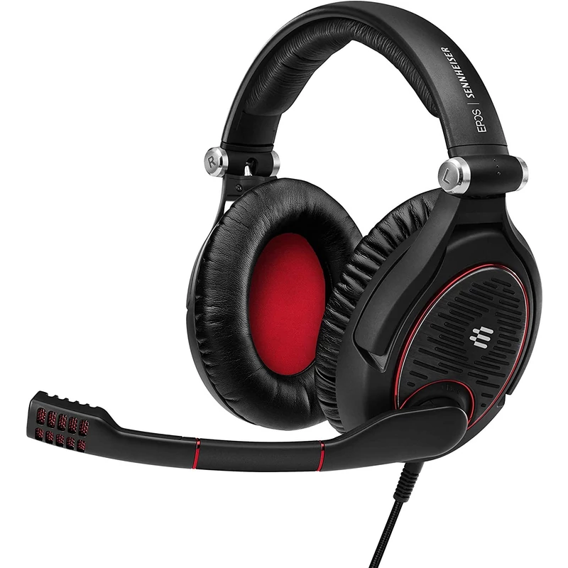 Sennheiser EPOS Game Zero Gaming Headset, Zárt - Fekete/Piros (1000235)
