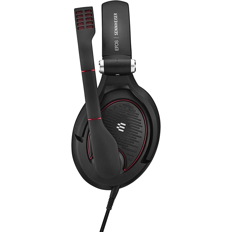 Sennheiser EPOS Game Zero Gaming Headset, Zárt - Fekete/Piros (1000235)