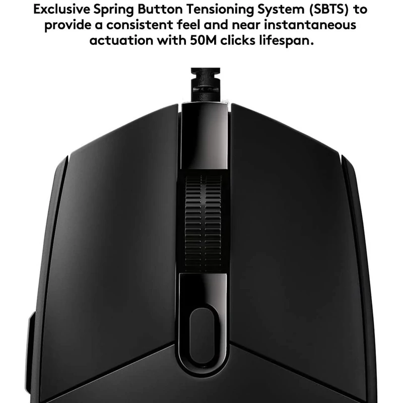 Logitech G Pro Hero 25600 DPI Gaming optikai egér - Fekete (910-005441)