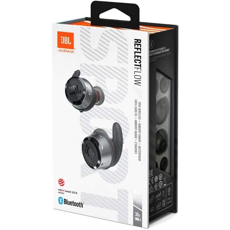 JBL Reflect Flow True Wireless fülhallgató - Fekete (JBLREFFLOWBLK)