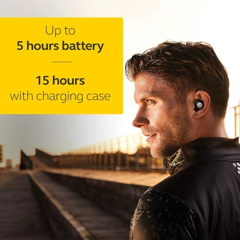Jabra Elite Active 65t Bluetooth fülhallgató - Titanium Black (100-99010002-60)