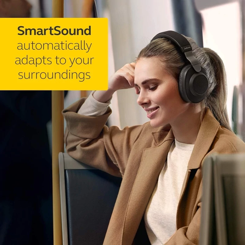 Jabra Elite 85h Bluetooth fejhallgató - Titanium Black (100-99030000-60)