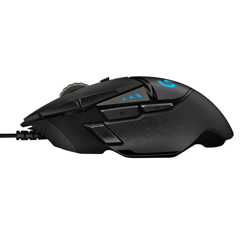 Logitech G502 Hero 25600 DPI vezetékes gaming egér - Fekete (910-005470/71)