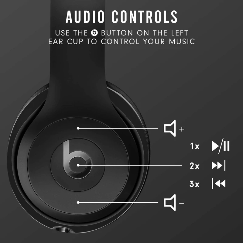 Beats Solo3 Wireless fejhallgató - Fekete
