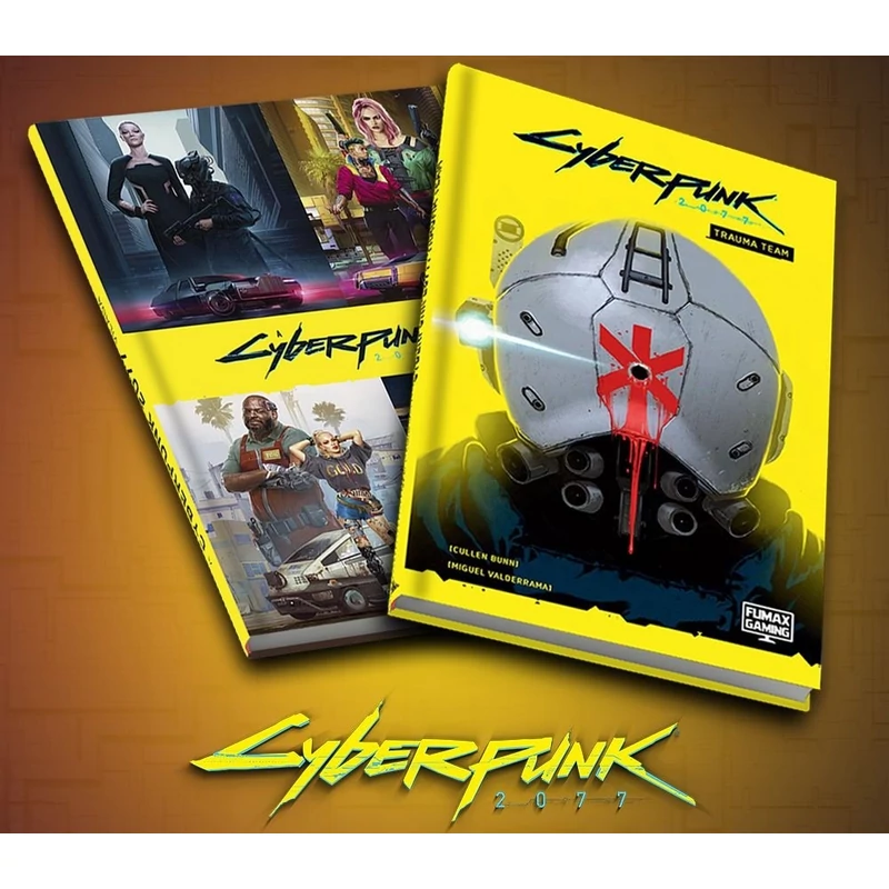 A Cyberpunk 2077 Világa Könyv + Cyberpunk 2077 Trauma Team Képregény