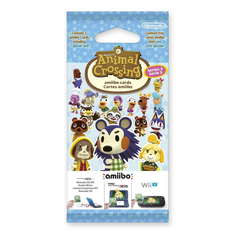 Amiibo Animal Crossing Card Set (Series 3) kiegészítő kártyák