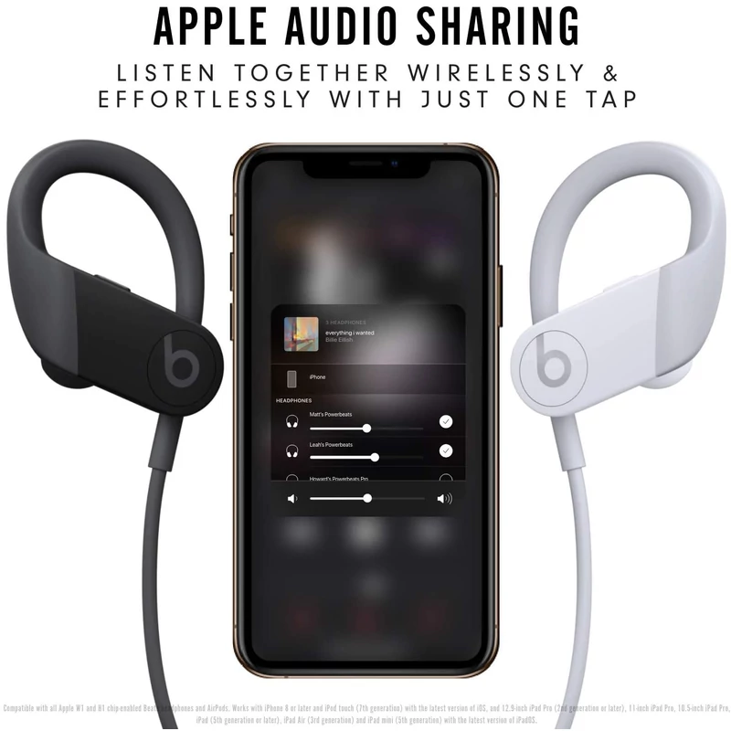 Beats Powerbeats High-Performance Wireless fülhallgató - Fekete